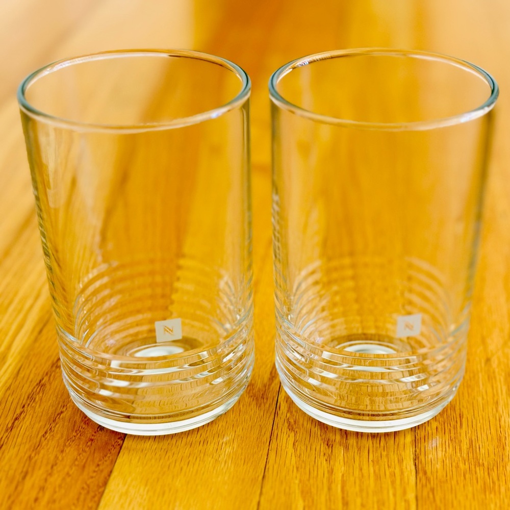 Nespresso Set of 2 Recipe Barista Glasses Large, NWB - Picture 2 of 4